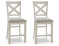 Robbinsdale Counter Height Dining Table and 10 Barstools