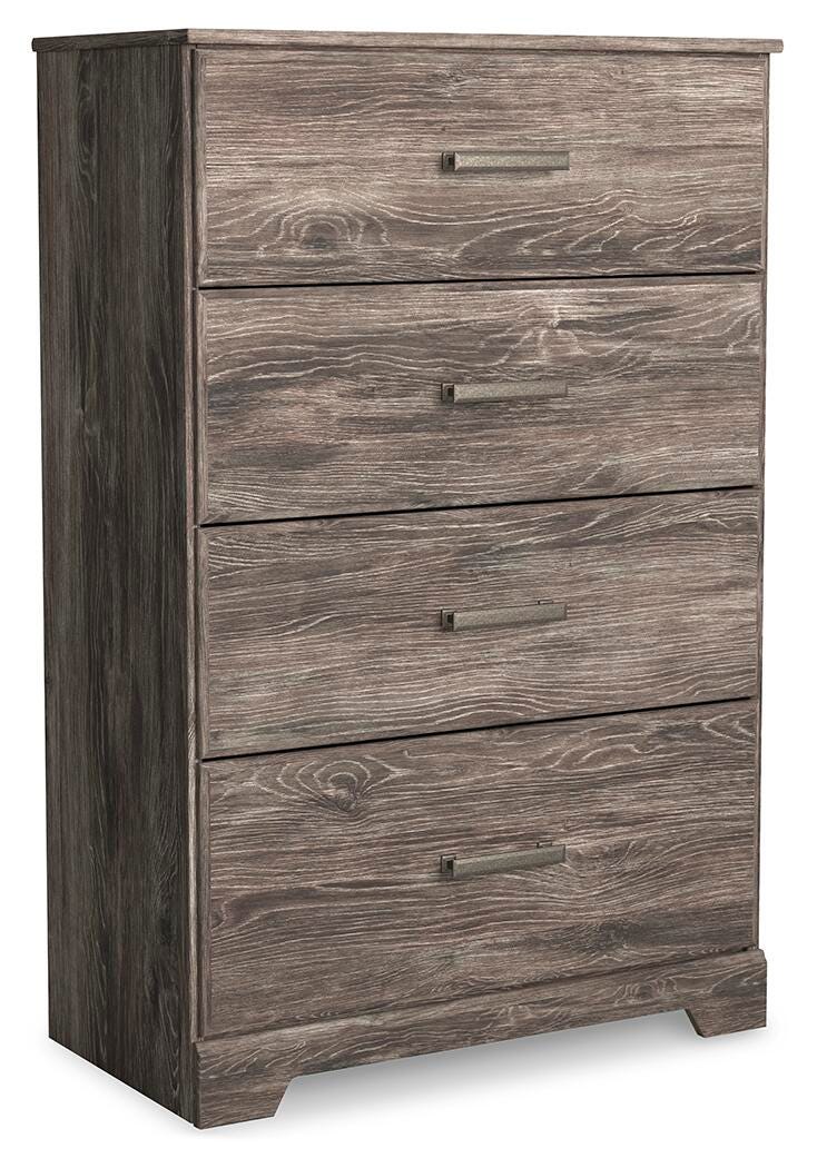Ralinksi King Panel Bed, Dresser, Mirror, Chest and Nightstand