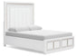 Chalanna Queen Upholstered Storage Bed, Dresser, Mirror, Chest and Nightstand