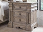 Blairhurst California King Panel Bed, Dresser, Mirror, Chest and Nightstand