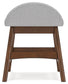 Lyncott Home Office Desk with Chair and Storage