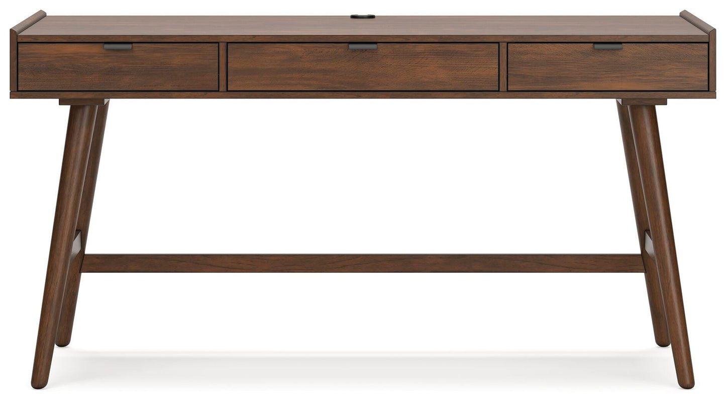 Lyncott Home Office Desk with Chair and Storage