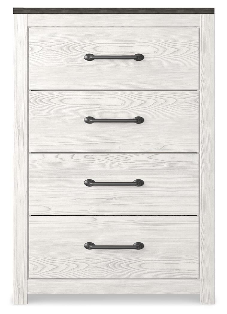 Gerridan Queen Panel Bed, Dresser, Mirror, Chest and Nightstand