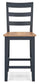 Gesthaven Counter Height Dining Table and 2 Barstools