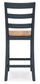 Gesthaven Counter Height Dining Table and 2 Barstools