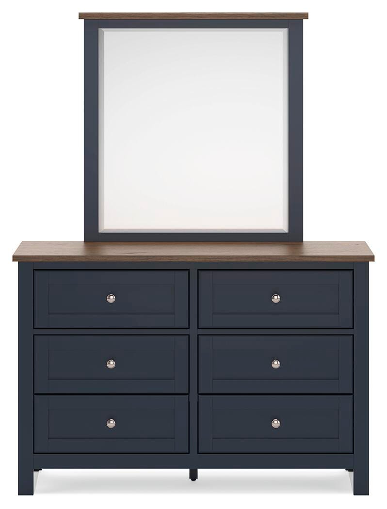 Landocken Queen Panel Headboard, Dresser, Mirror and Nightstand