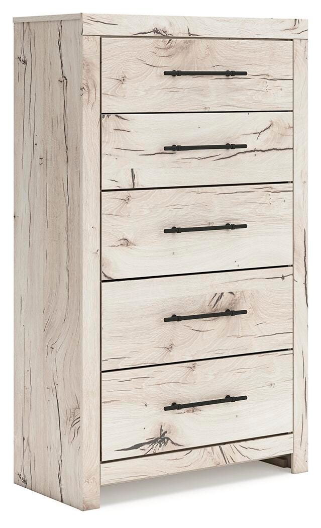 Lawroy Full Panel Headboard, Dresser, Mirror, Chest and Nightstand