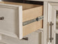 Shaybrock California King Panel Bed, Dresser, Mirror and Nightstand