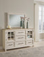Shaybrock California King Panel Bed, Dresser and Mirror
