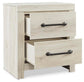 Cambeck Twin Panel Bed with Mirrored Dresser and Nightstand