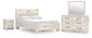 Lawroy Queen Panel Bed, Dresser, Mirror and Nightstand