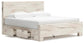 Lawroy King Panel Bed with Storage, Dresser and Mirror