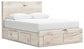 Lawroy Queen Panel Storage Bed, Dresser, Mirror, Chest and Nightstand