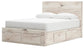 Lawroy Queen Panel Storage Bed, Dresser, Mirror and Nightstand