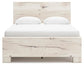 Lawroy Queen Panel Bed with Storage, Dresser and Mirror