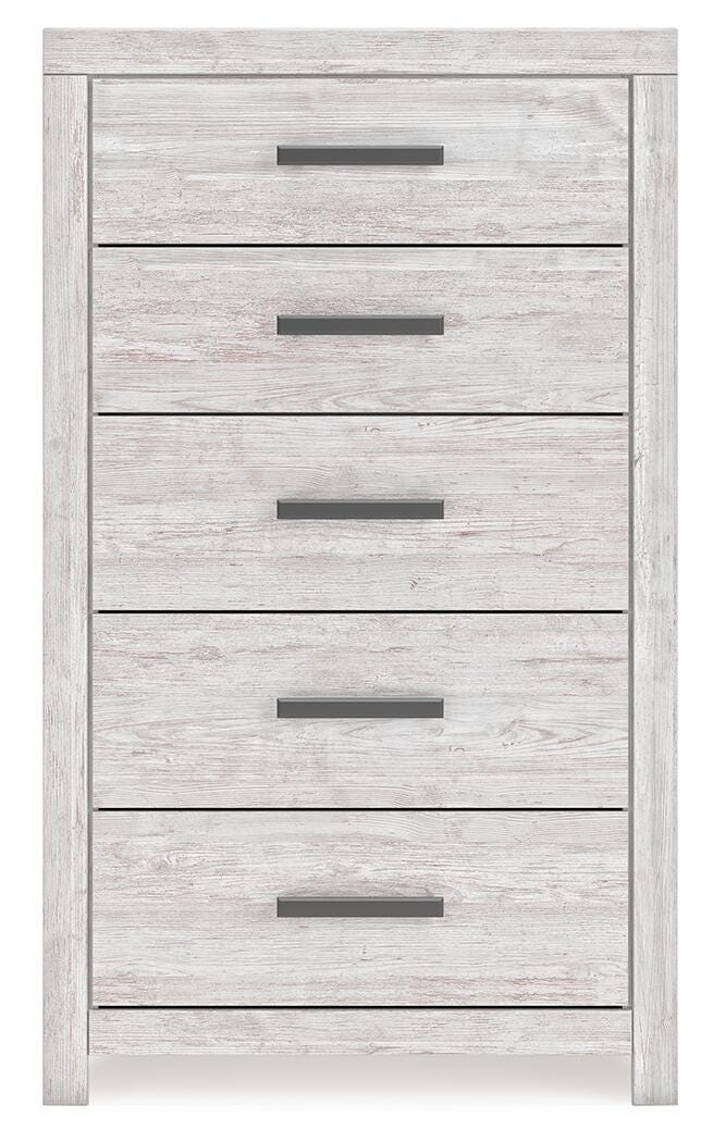 Cayboni Twin Panel Bed, Dresser, Mirror, Chest and Nightstand
