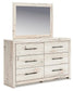 Lawroy King Panel Storage Bed, Dresser, Mirror, Chest and Nightstand