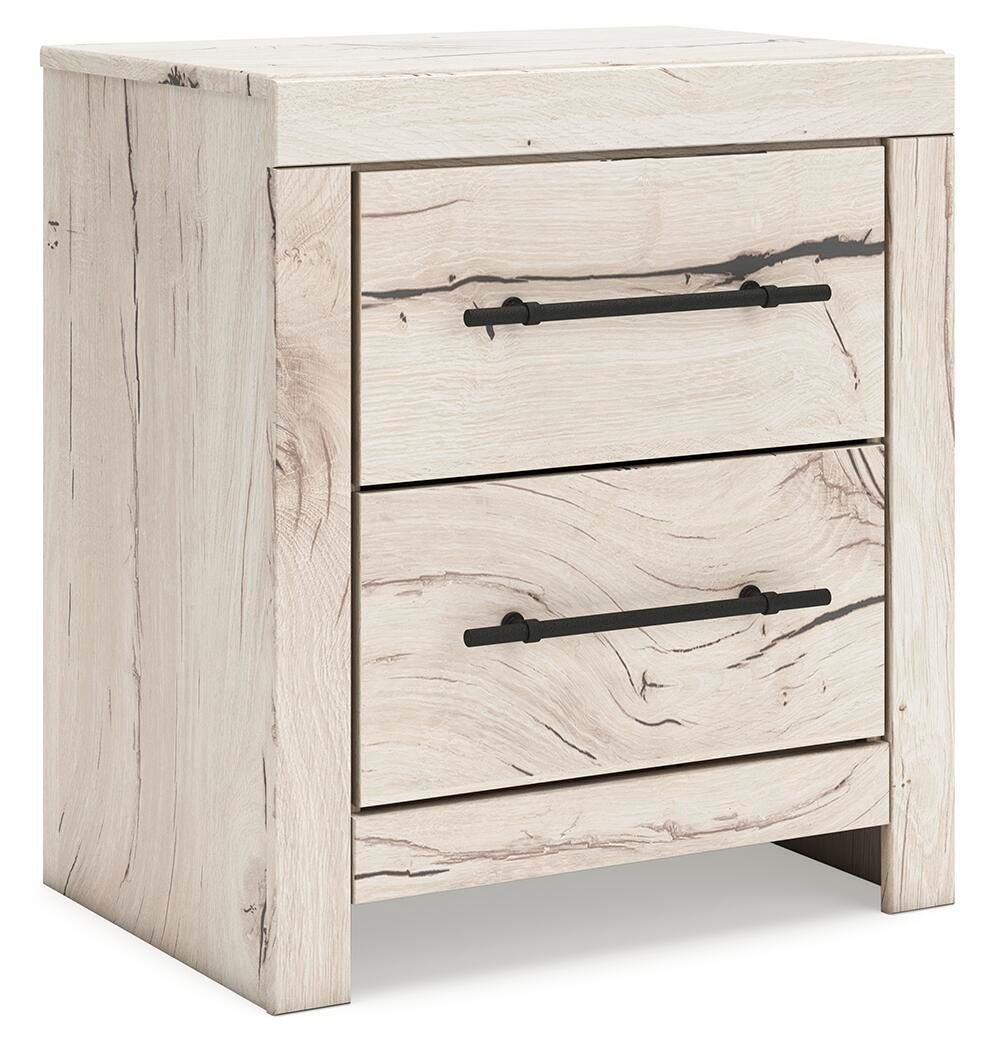Lawroy King Panel Storage Bed, Dresser, Mirror, Chest and Nightstand