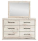 Lawroy King Panel Storage Bed, Dresser, Mirror and Nightstand