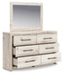 Lawroy King Panel Storage Bed, Dresser, Mirror and Nightstand