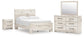 Lawroy Full Panel Bed, Dresser, Mirror and Nightstand