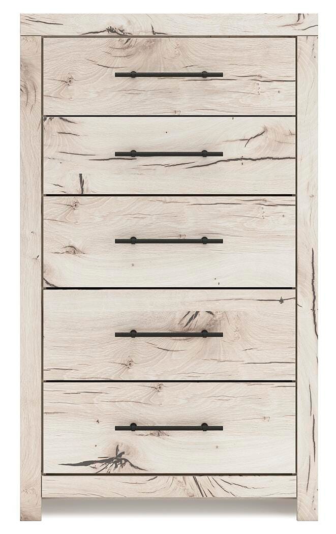 Lawroy Twin Panel Bed, Dresser, Mirror, Chest and Nightstand
