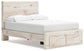 Lawroy Full Panel Storage Bed, Dresser, Mirror and Nightstand