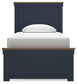 Landocken Twin Panel Bed, Dresser, Mirror and Nightstand