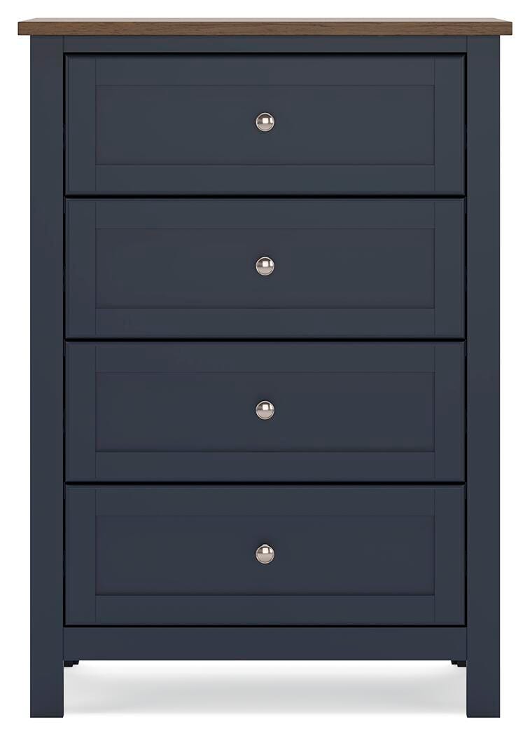 Landocken Full Panel Bed, Dresser, Mirror, Chest and Nightstand