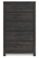 Hollivern Twin Panel Bed with Storage, Dresser, Mirror, Chest and Nightstand