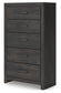 Hollivern Twin Panel Bed with Storage, Dresser, Mirror, Chest and Nightstand