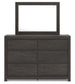 Fraluna Queen Panel Bed, Dresser, Mirror, Chest and Nightstand