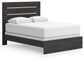 Hollivern Queen Panel Bed, Dresser and Mirror