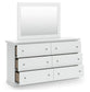 Bostwick Shoals Full Panel Bed, Dresser and Mirror