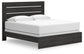 Hollivern King Panel Bed, Dresser, Mirror and Nightstand