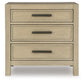 Calmoro Queen Bookcase Bed with Mirrored Dresser and Nightstand