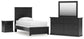 Maribel Twin Panel Bed, Dresser, Mirror and Nightstand