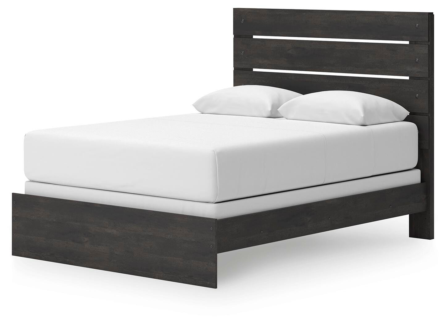 Hollivern Queen Panel Bed, Dresser, Mirror and Nightstand