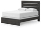 Hollivern Queen Panel Bed, Dresser, Mirror and Nightstand