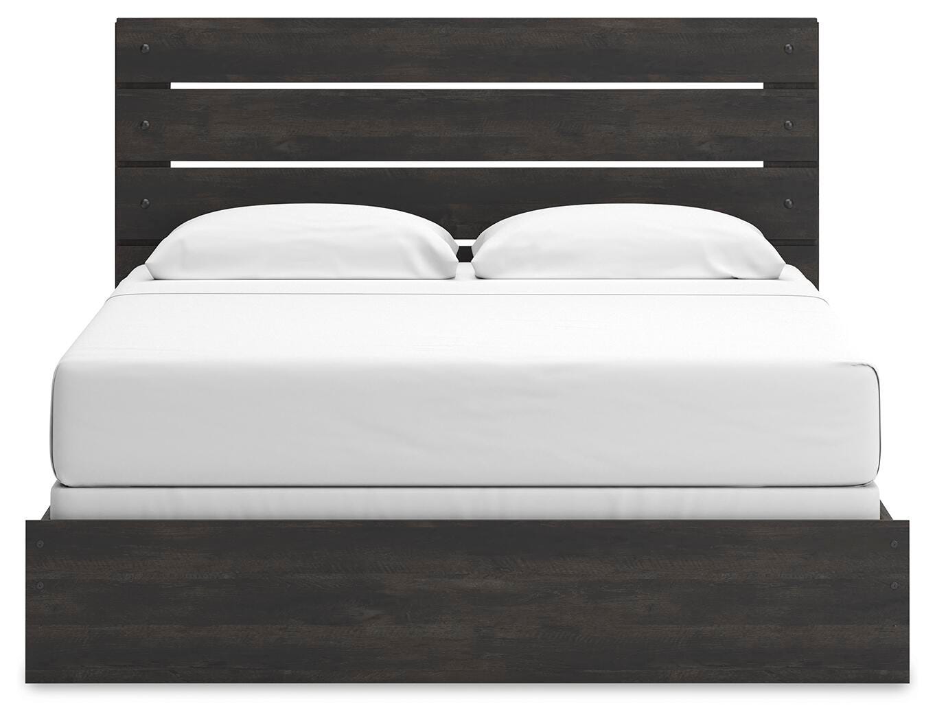 Hollivern King Panel Bed, Dresser and Mirror