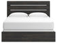 Hollivern King Panel Bed, Dresser and Mirror