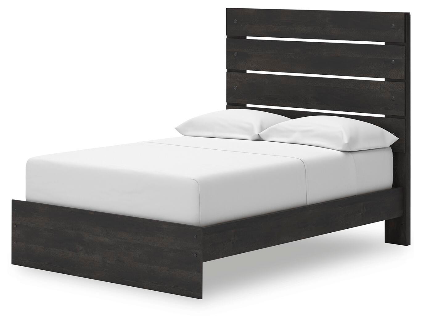 Hollivern Full Panel Storage Bed, Dresser, Mirror, Chest and Nightstand