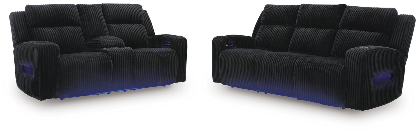 Belvarrow Sofa and Loveseat