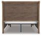 Feddinger Queen Storage Sleigh Bed with Mirrored Dresser
