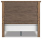 Feddinger Queen Panel Bed with Mirrored Dresser, Chest and Nightstand
