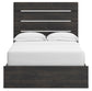 Hollivern Full Panel Bed with Storage, Dresser, Mirror and Nightstand
