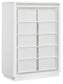 Chalanna King Upholstered Storage Bed, Dresser, Mirror, Chest and Nightstand