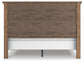 Feddinger King Panel Bed with Mirrored Dresser and Nightstand