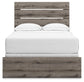Graystorm Full Panel Bed, Dresser and Mirror