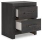 Hollivern King Panel Bed, Dresser, Mirror, Chest and Nightstand